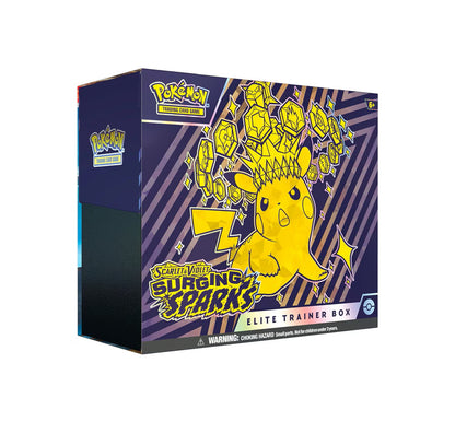 POKEMON TCG - SURGING SPARKS ELITE TRAINER BOX - POKEMON SCARLET AND VIOLET