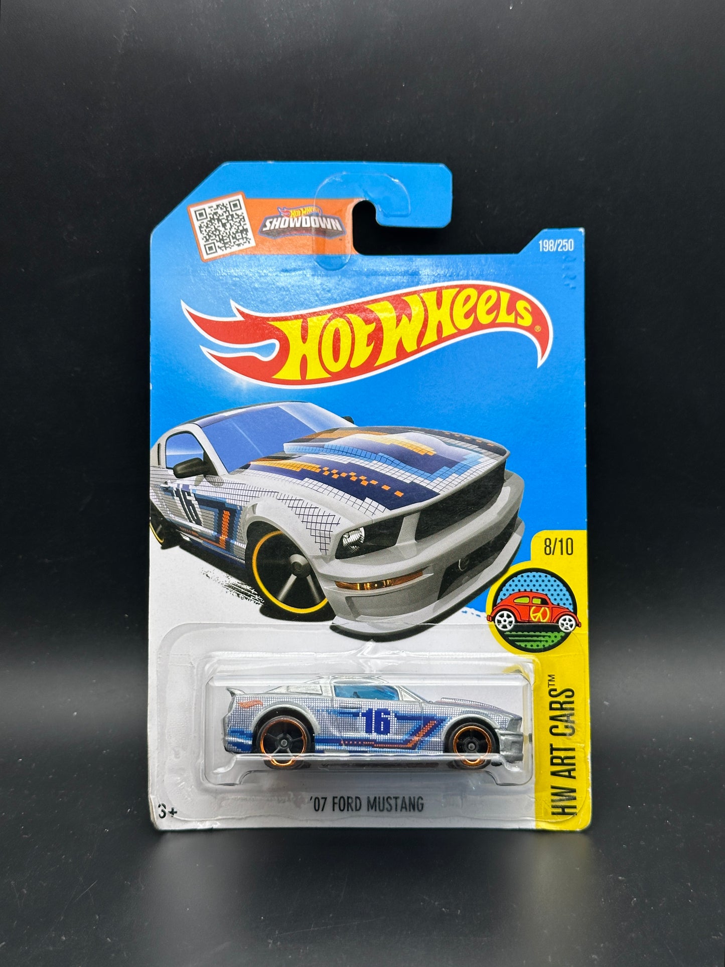 HOT WHEELS - 07 FORD MUSTANG (2016) - HW ART CARS 8/10