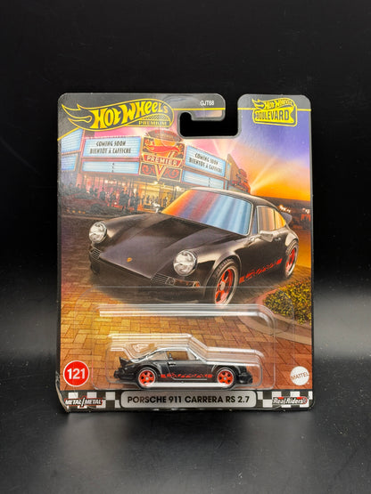 DAMAGE - HOT WHEELS - PORSCHE 911 CARRERA RS 2.7 (2025) - HW BOULEVARD #121