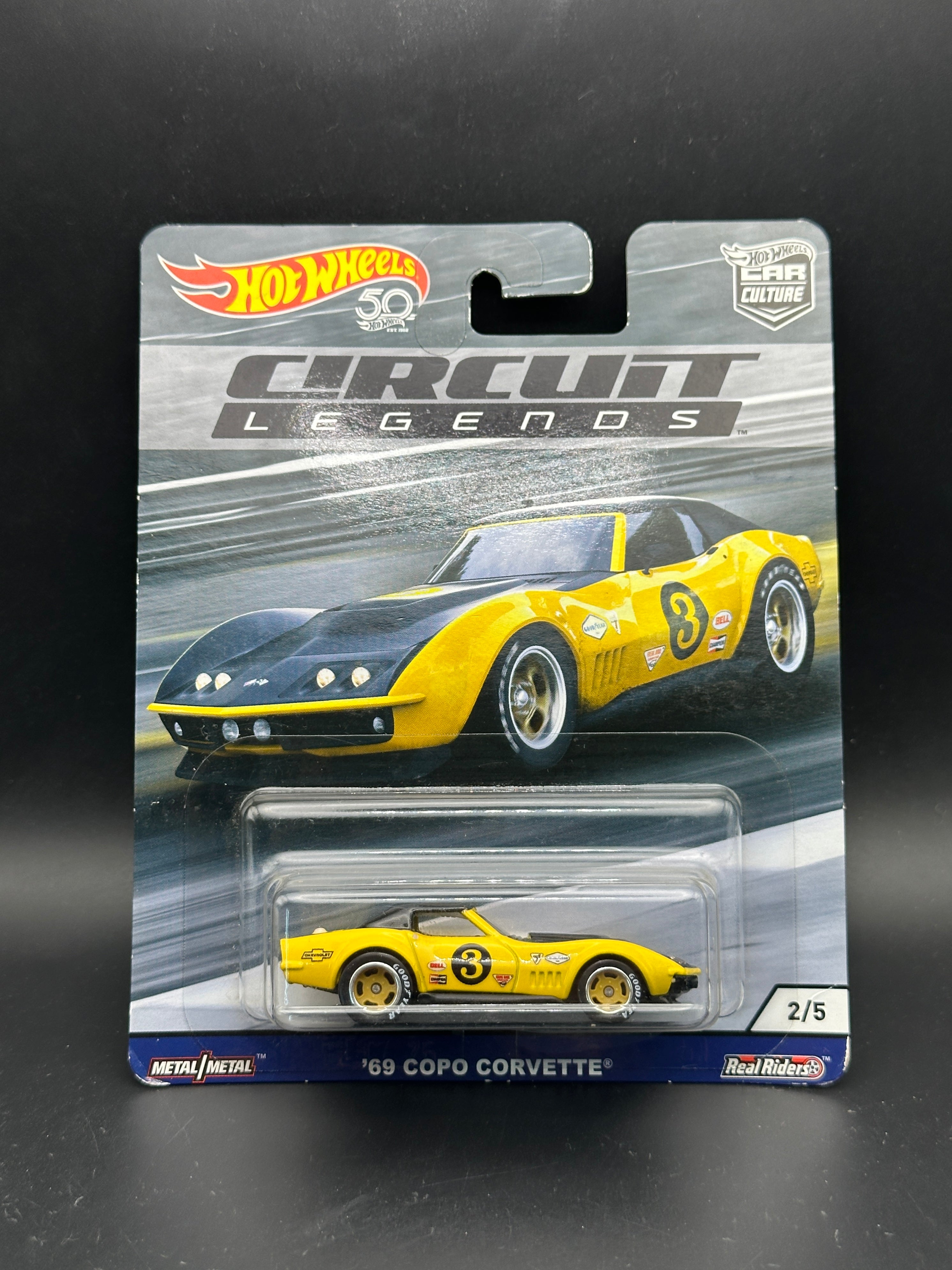 HOT WHEELS - 69 COPO CORVETTE (2018) - CAR CULTURE - CIRCUIT LEGENDS 2