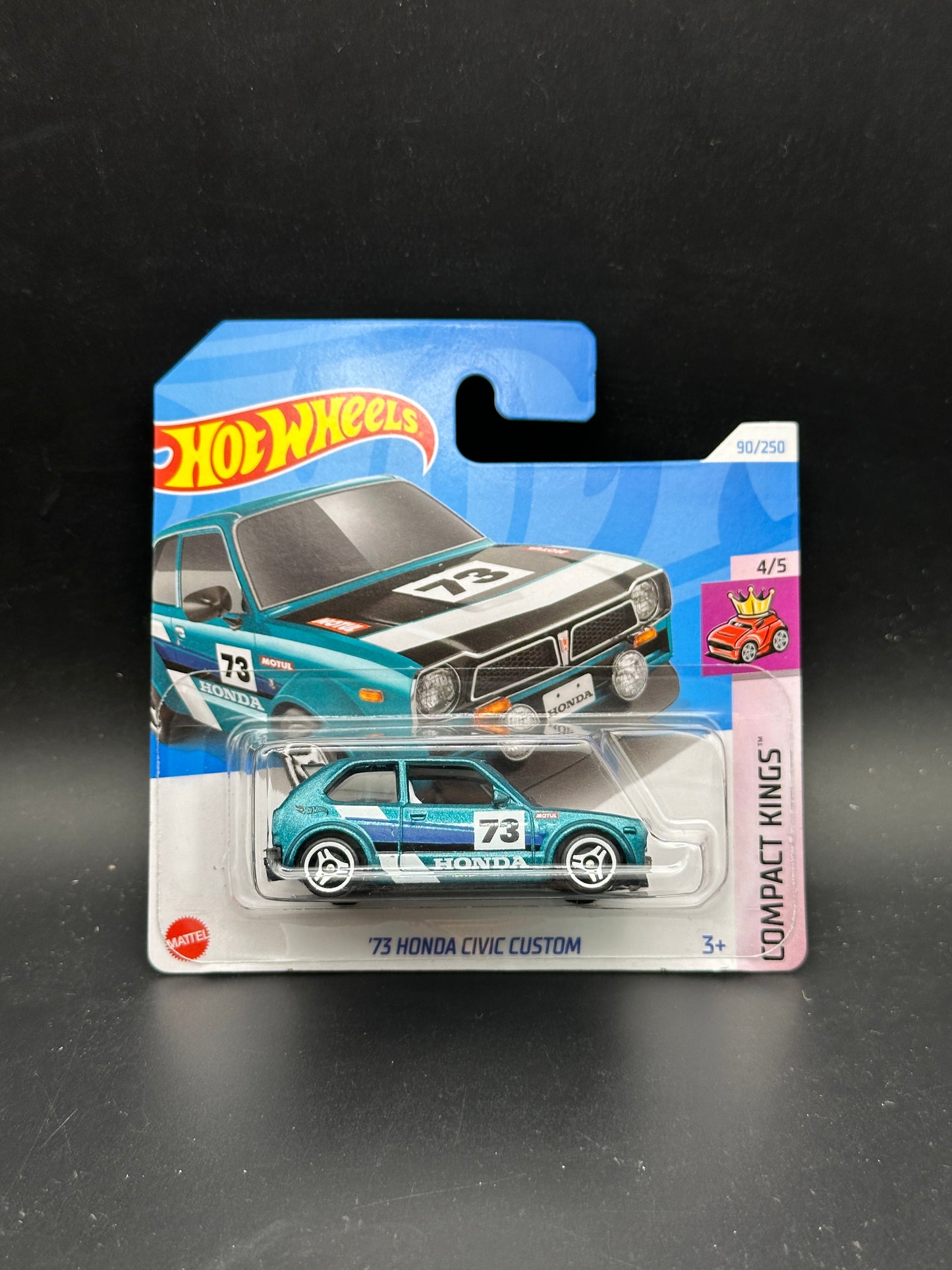 HOT WHEELS - 73 HONDA CIVIC CUSTOM - (2024) - HW COMPACT KINGS 4/5