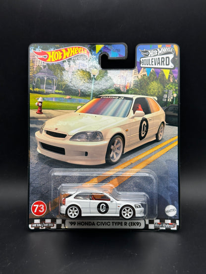 HOT WHEELS - 99 HONDA CIVIC TYPE R EK9 (2023) - HW BOULEVARD #73