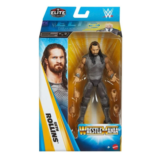 WWE ELITE COLLECTION - SETH ROLLINS - WRESTLEMANIA - SAM ROBERTS BAF - ACTION FIGURE