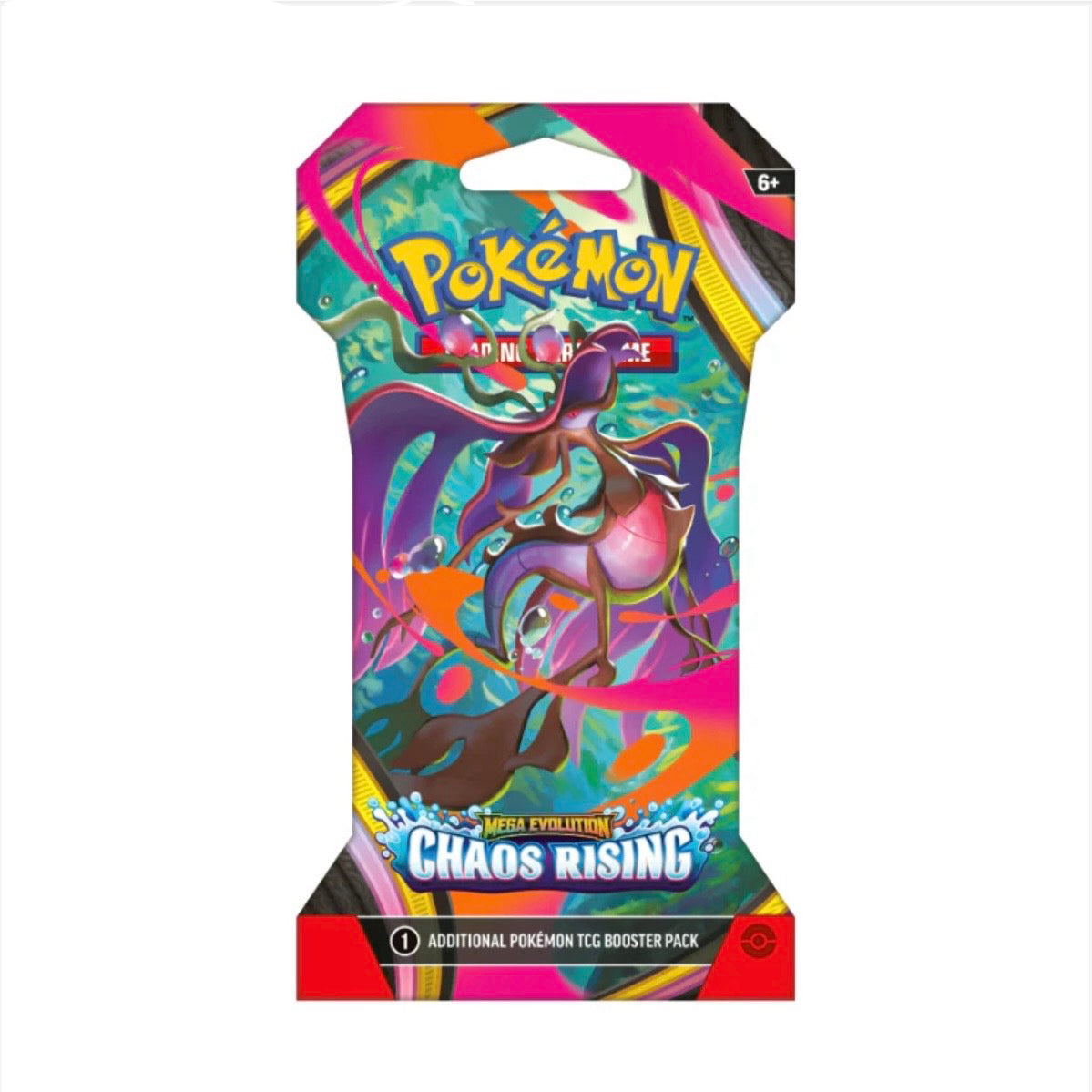POKEMON TCG - MEGA EVOLUTIONS - CHAOS RISING - SLEEVED BOOSTER PACKS - ASSORTED
