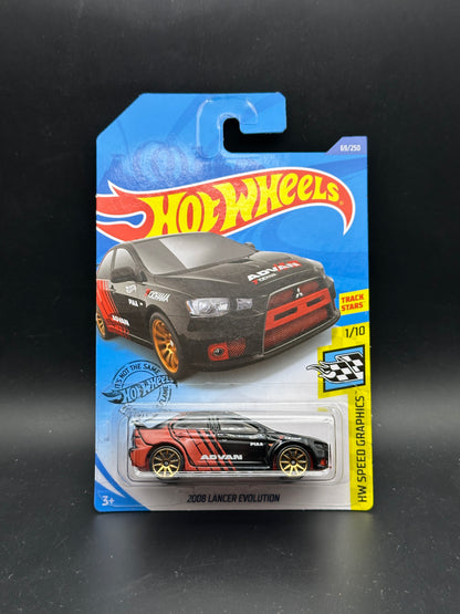 HOT WHEELS - 2008 LANCER EVOLUTION (2020) - HW SPEED GRAPHICS 1/10