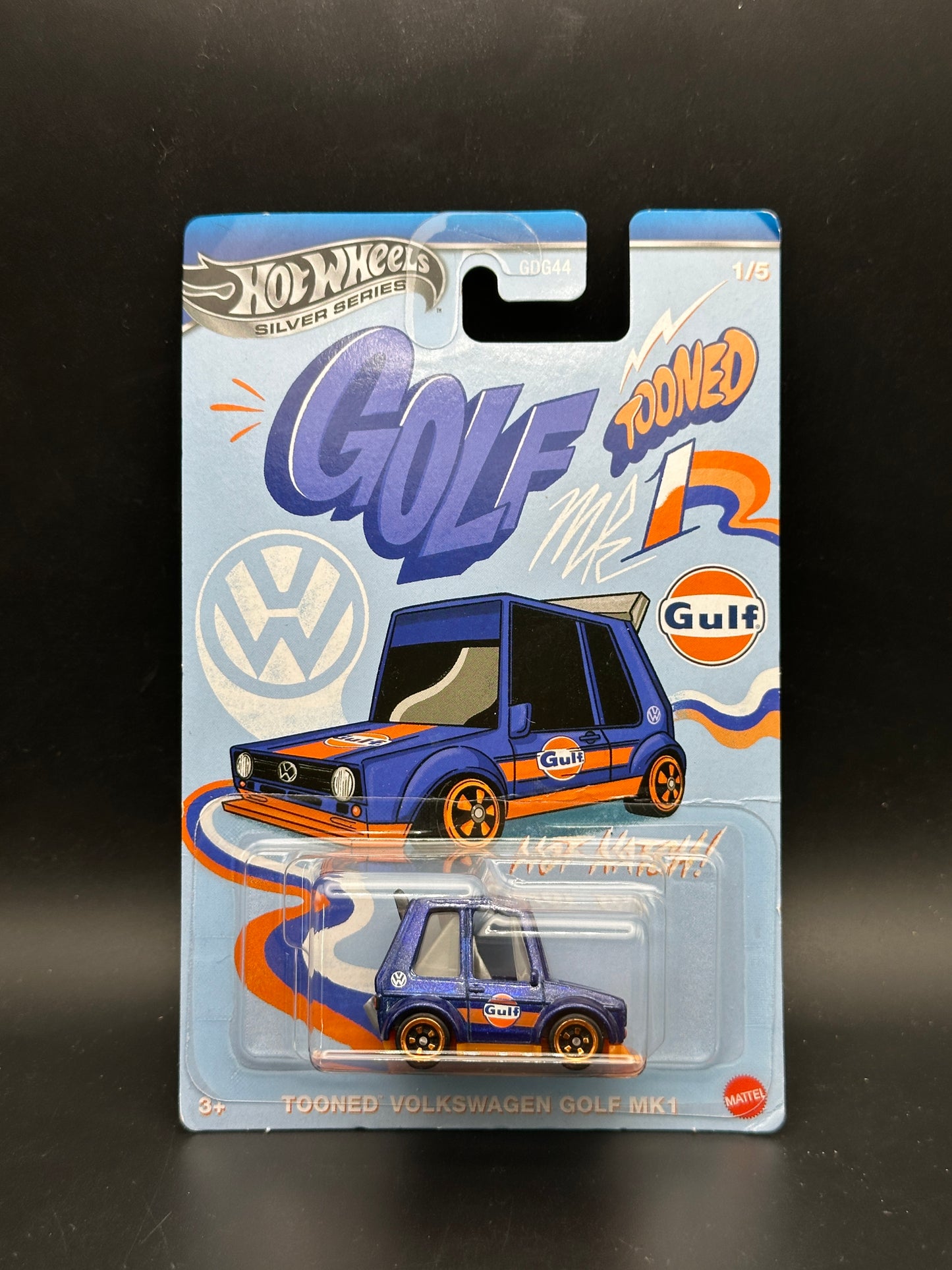 HOT WHEELS - TOONED VOLKSWAGEN GOLF MK1 (2025) - HW TOONED GULF SERIES 1/5