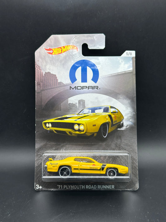 HOT WHEELS - 71 PLYMOUTH ROAD RUNNER (2018) - HW MOPAR SERIES 5/8