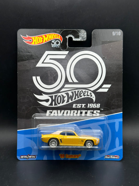 HOT WHEELS - 69 CAMARO (2018) - HW 50th ANNIVERSARY FAVORITES 9/10