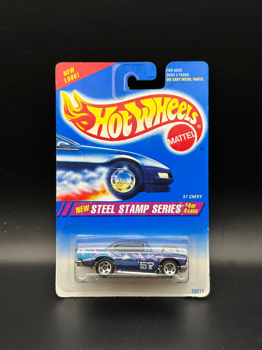 HOT WHEELS - 57 CHEVY (1995) - HW STEEL STAMP 4/4