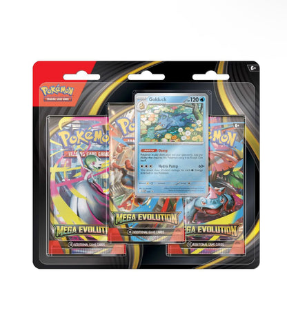 POKEMON TCG - MEGA EVOLUTION 3 PACK BOOSTER - GOLDUCK