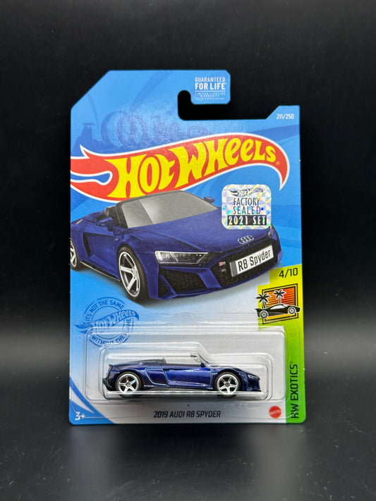 HOT WHEELS - 2019 AUDI R8 SYPDER (2019) - HW EXOTICS 4/10 - SUPER TREASURE HUNT