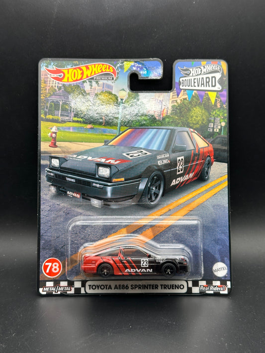 HOT WHEELS - TOYOTA AE86 SPRINTER TRUENO (2023) - HW BOULEVARD #78