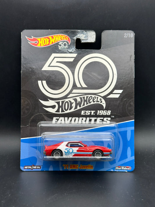 HOT WHEELS - 71 AMC JAVELIN (2018) - HW 50th ANNIVERSARY FAVORITES 2/10