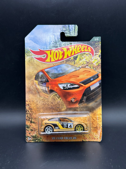 HOT WHEELS - 09 FORD FOCUS RS (2019) - HW BACKROAD RALLY SERIES 5/6