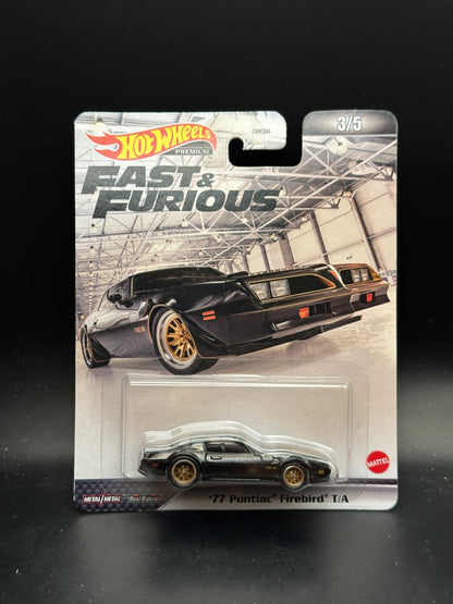 HOT WHEELS - 77 PONTIAC FIREBIRD T/A (2022) - FAST AND FURIOUS: 3/5