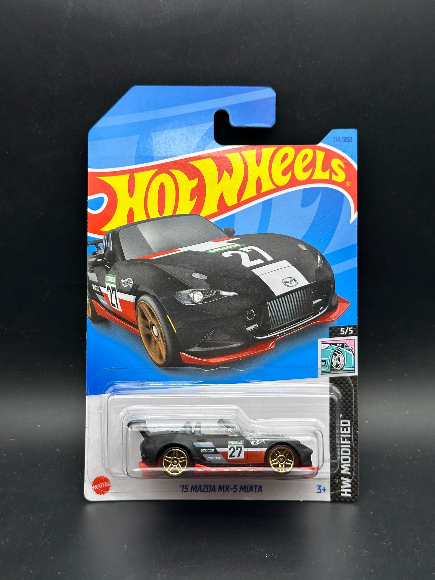 HOT WHEELS - 15’ MAZDA MX-5 MIATA NC (2023) - HW MODIFIED 5/5