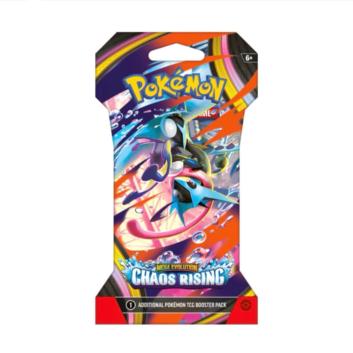 POKEMON TCG - MEGA EVOLUTIONS - CHAOS RISING - SLEEVED BOOSTER PACKS - ASSORTED