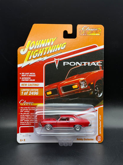 JOHNNY LIGHTNING - 1974 PONTIAC GTO - PONTIAC - CLASSIC GOLD COLLECTION