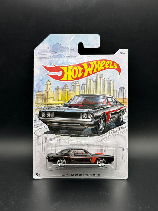 HOT WHEELS - 70 DODGE HEMI CHALLENGER (2018) - DETROIT MUSCLE SERIES 5/6