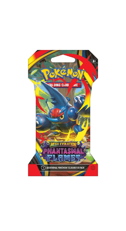 POKEMON TCG - MEGA EVOLUTIONS - PHANTASMAL FLAMES - SLEEVED BOOSTER PACKS - ASSORTED