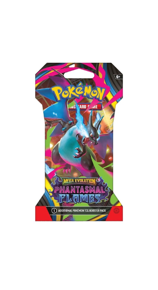 POKEMON TCG - MEGA EVOLUTIONS - PHANTASMAL FLAMES - SLEEVED BOOSTER PACKS - ASSORTED