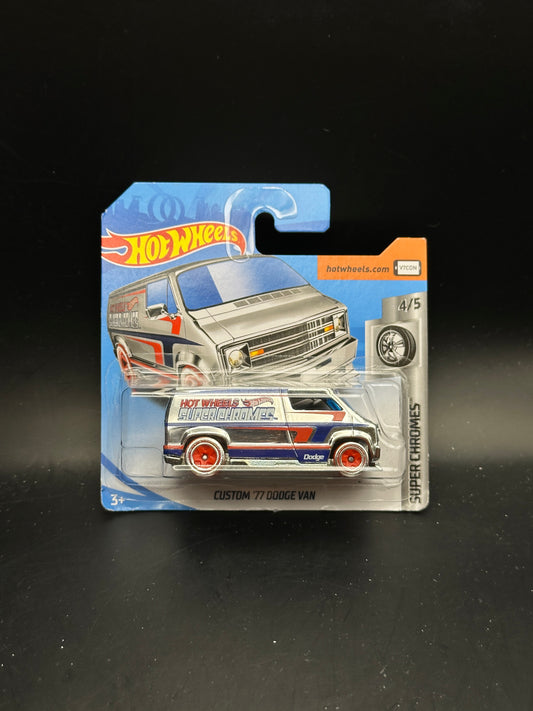 HOT WHEELS - CUSTOM 77 DODGE VAN (2019) - HW SUPER CHROMES 4/5