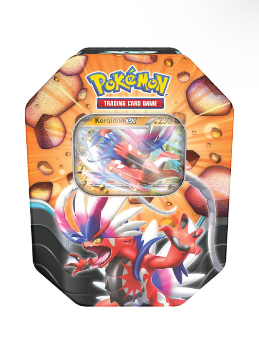 POKEMON TCG SLASHING LEGENDS TINS - KORAIDON EX
