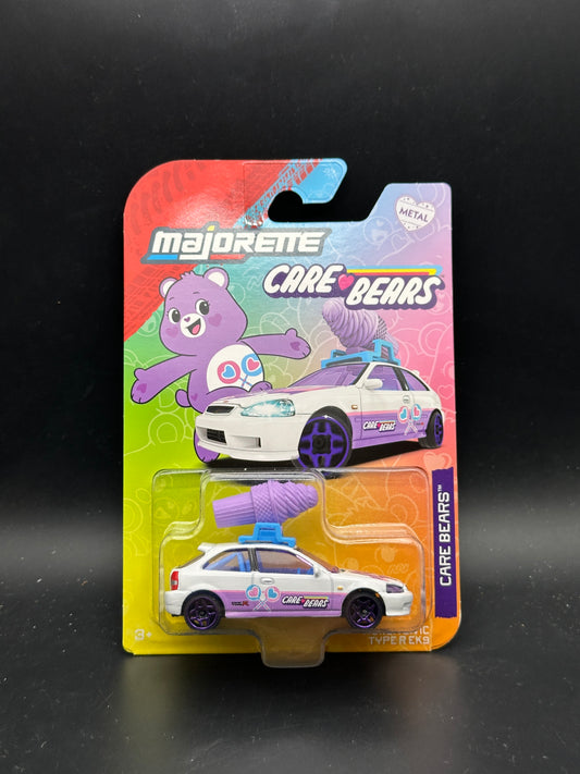 MAJORETTE PREMIUM CARS - HONDA CIVIC TYPE R EK9 - CARE BEARS SPECIAL EDITION -  1/64 SCALE