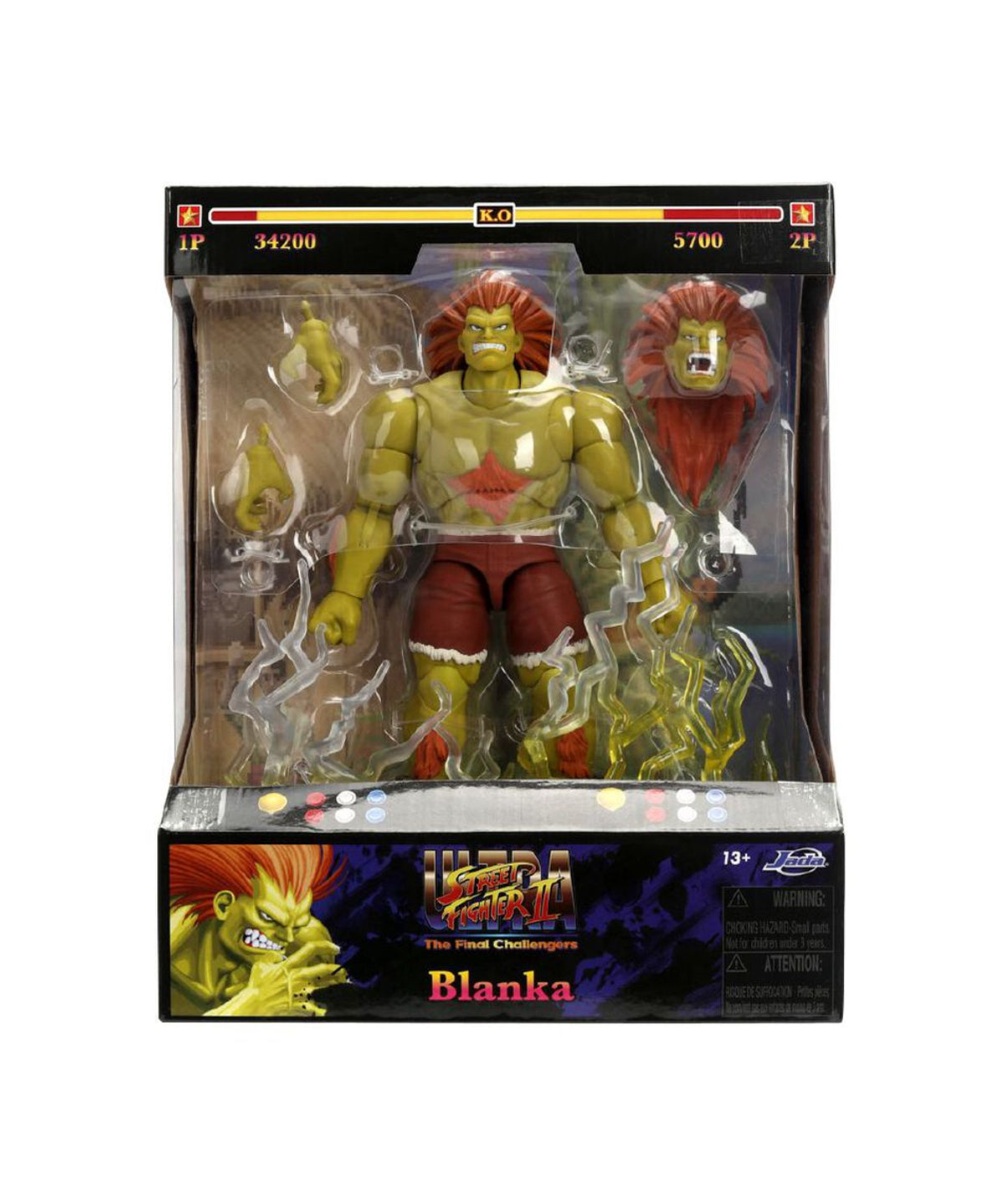 JADA STREET FIGHTER 2 - BLANKA - DELUXE ACTION FIGURE