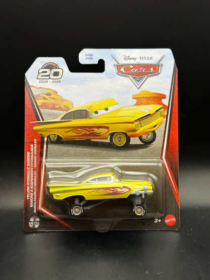 DISNEY PIXAR CARS 20th ANNIVERSARY - YELLOW HYRAULIC RAMONE - DIECAST