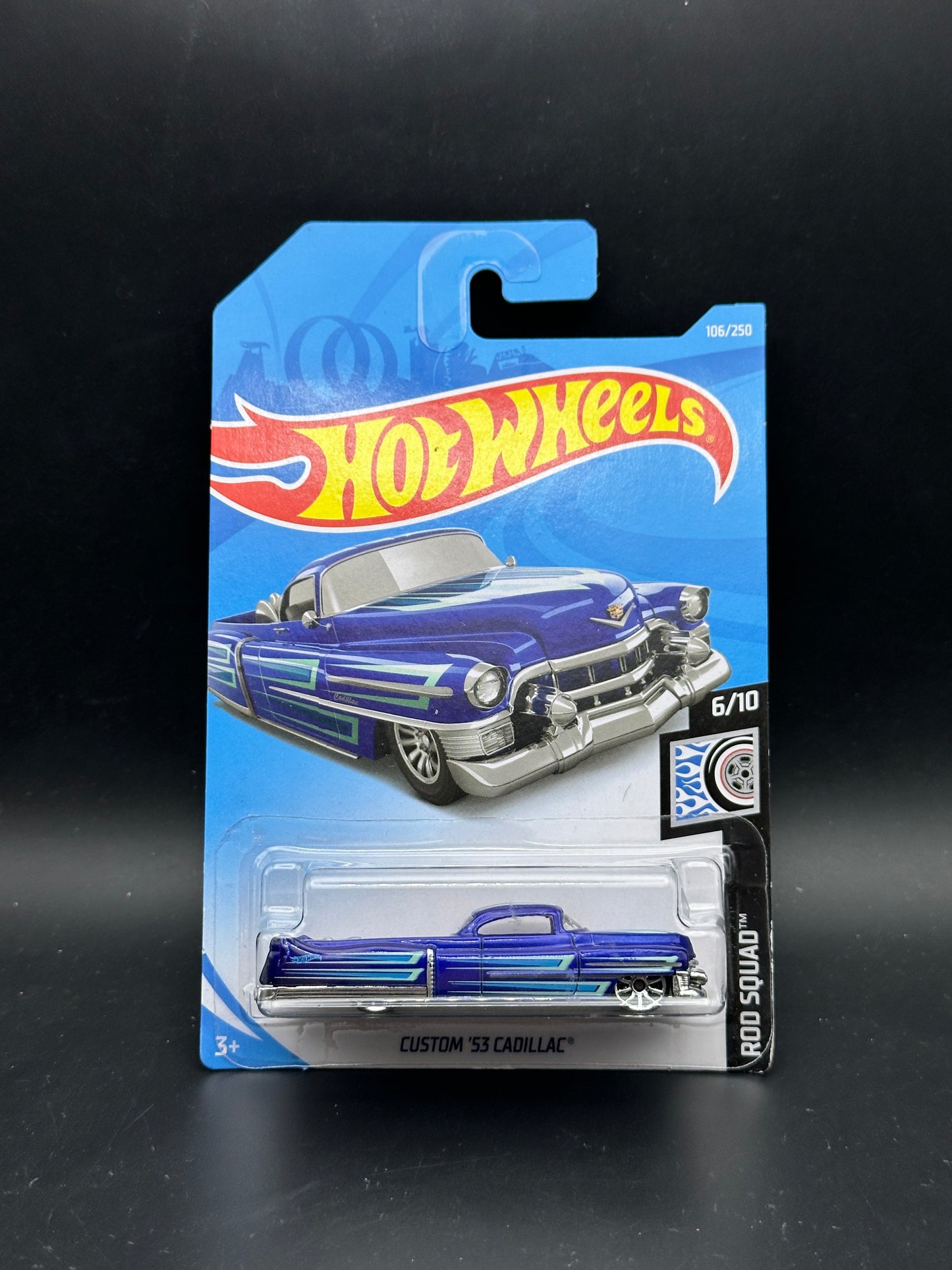 HOT WHEELS - CUSTOM 53 CADILLAC (2019) - HW ROD SQUAD 6/10