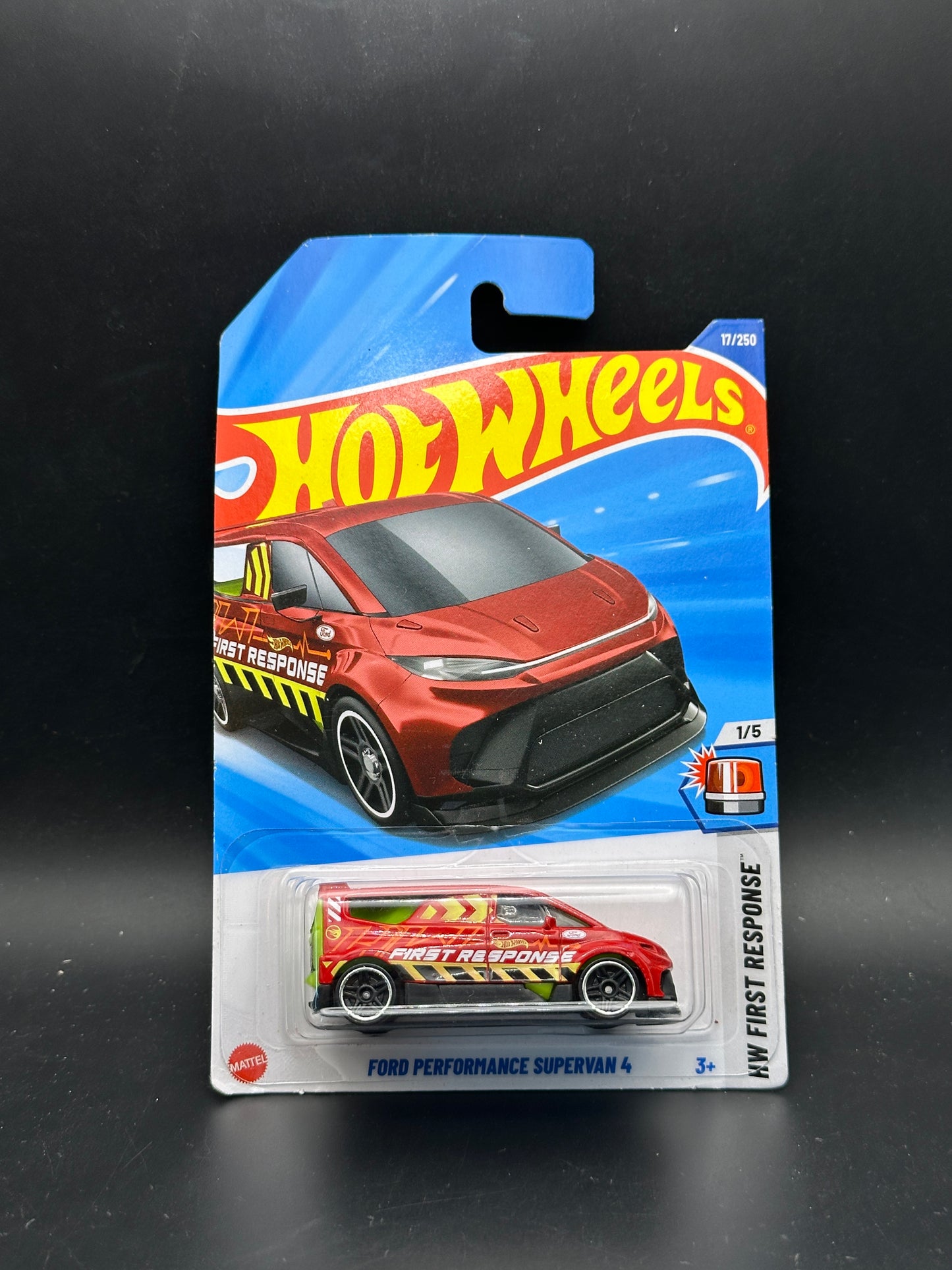HOT WHEELS - FORD PERFORMANCE SUPERVAN 4 (2025) - TREASURE HUNT - HW FIRST RESPONSE 1/5