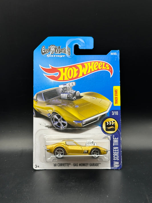 HOT WHEELS - 68 CORVETTE - GAS MONKEY GARAGE (2017) - HW SCREEN TIME 3/10