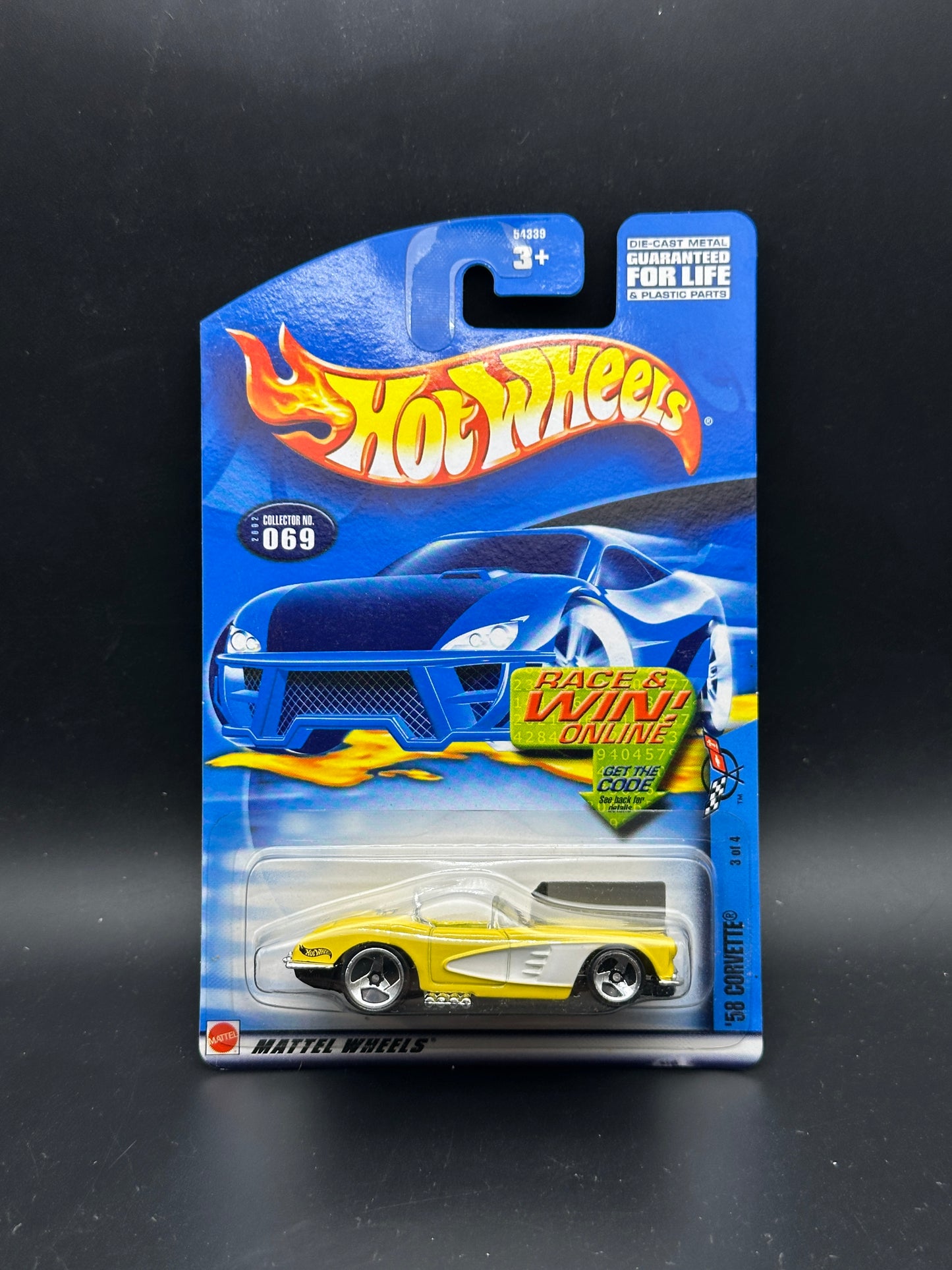 HOT WHEELS - 58 CORVETTE (2002) - HW CORVETTE SERIES 3/4
