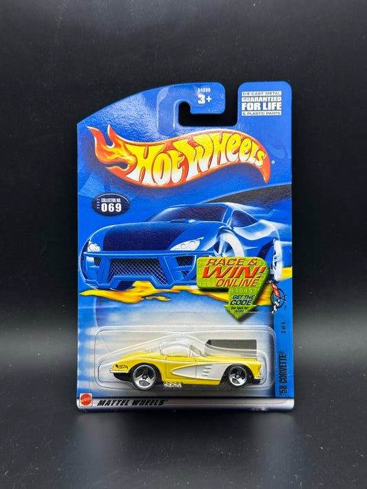 HOT WHEELS - 58 CORVETTE (2002) - HW CORVETTE SERIES 3/4
