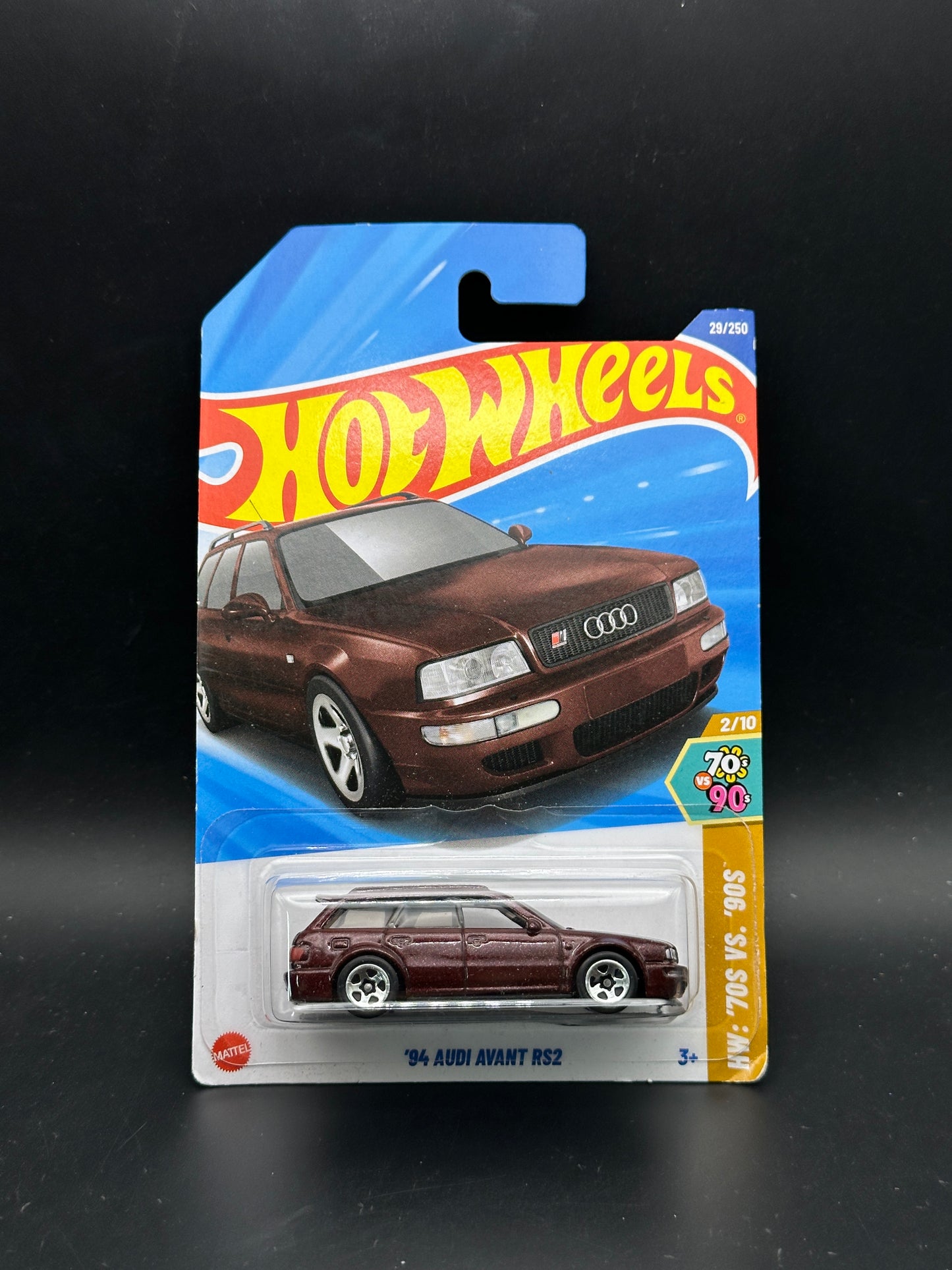 HOT WHEELS - 94 AUDI AVANT RS2 (2025) - HW 70s VS 90s 2/10