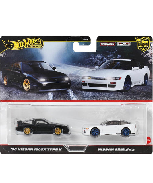 HOT WHEELS - 96 NISSAN 180SX TYPE X / NISSAN SILEIGHTY (2025) - 2 PACK