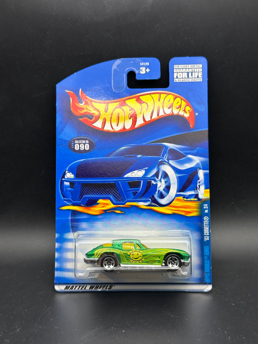 HOT WHEELS - 63 CORVETTE (2001) - HW HIPPIE MOBILES SERIES 2/4