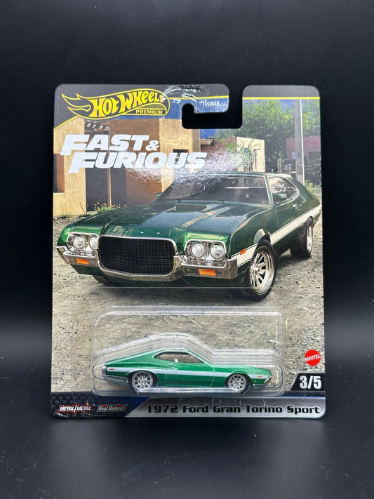 HOT WHEELS - 72 FORD GRAN TORINO SPORT (2024) - FAST AND FURIOUS 3/5