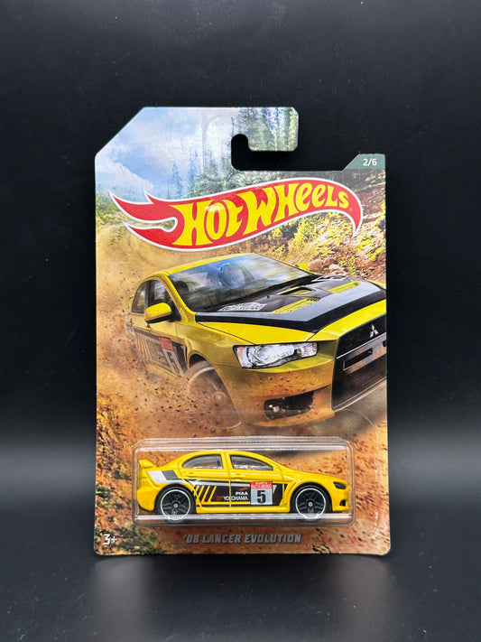 HOT WHEELS - 08 LANCER EVOLUTION (2019) - HW BACKROAD RALLY SERIES 2/6