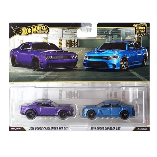 HOT WHEELS - 2018 DODGE CHALLENGER SRT DEMON / 2015 DODGE CHARGER SRT (2026) - 2 PACK