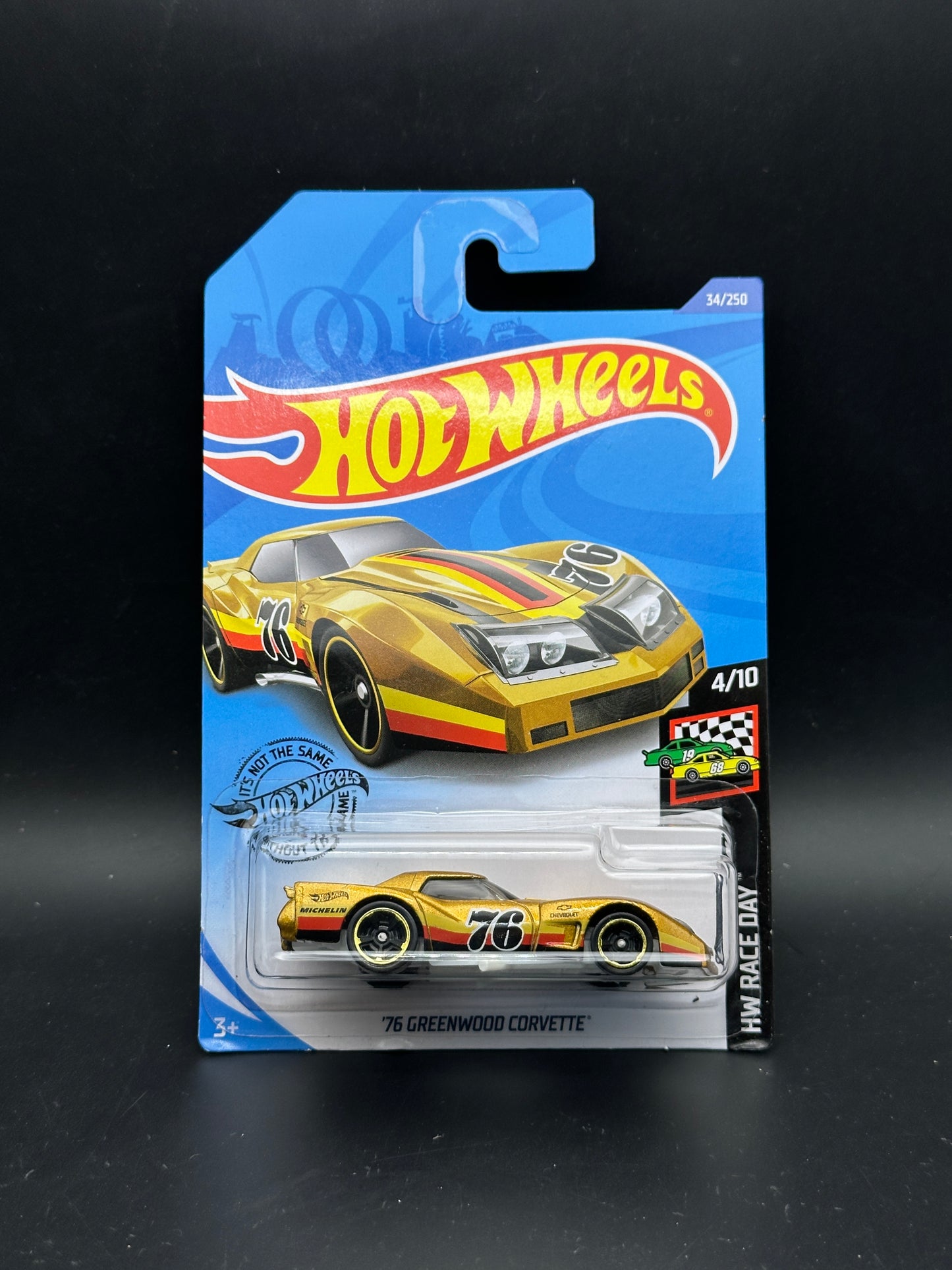 HOT WHEELS - 76 GREENWOOD CORVETTE (2020) - HW RACE DAY 4/10