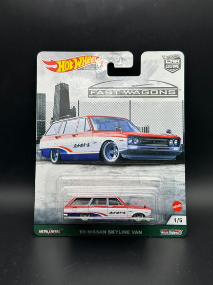 HOT WHEELS - 69 NISSAN SKYLINE VAN (2021) - CAR CULTURE - FAST WAGONS 1/5