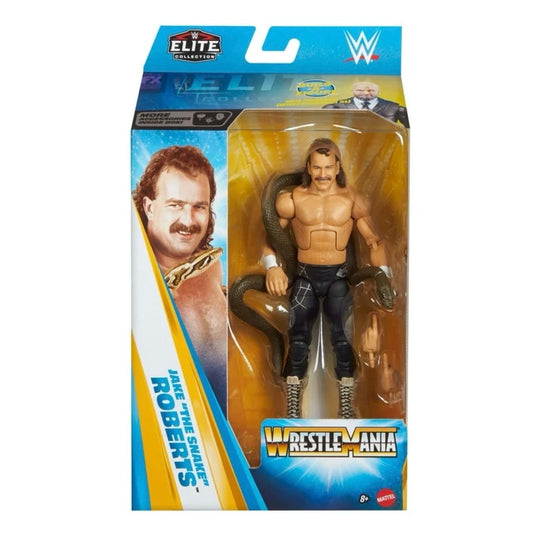WWE ELITE COLLECTION - JAKE THE SNAKE ROBERTS - WRESTLEMANIA - SAM ROBERTS BAF - ACTION FIGURE