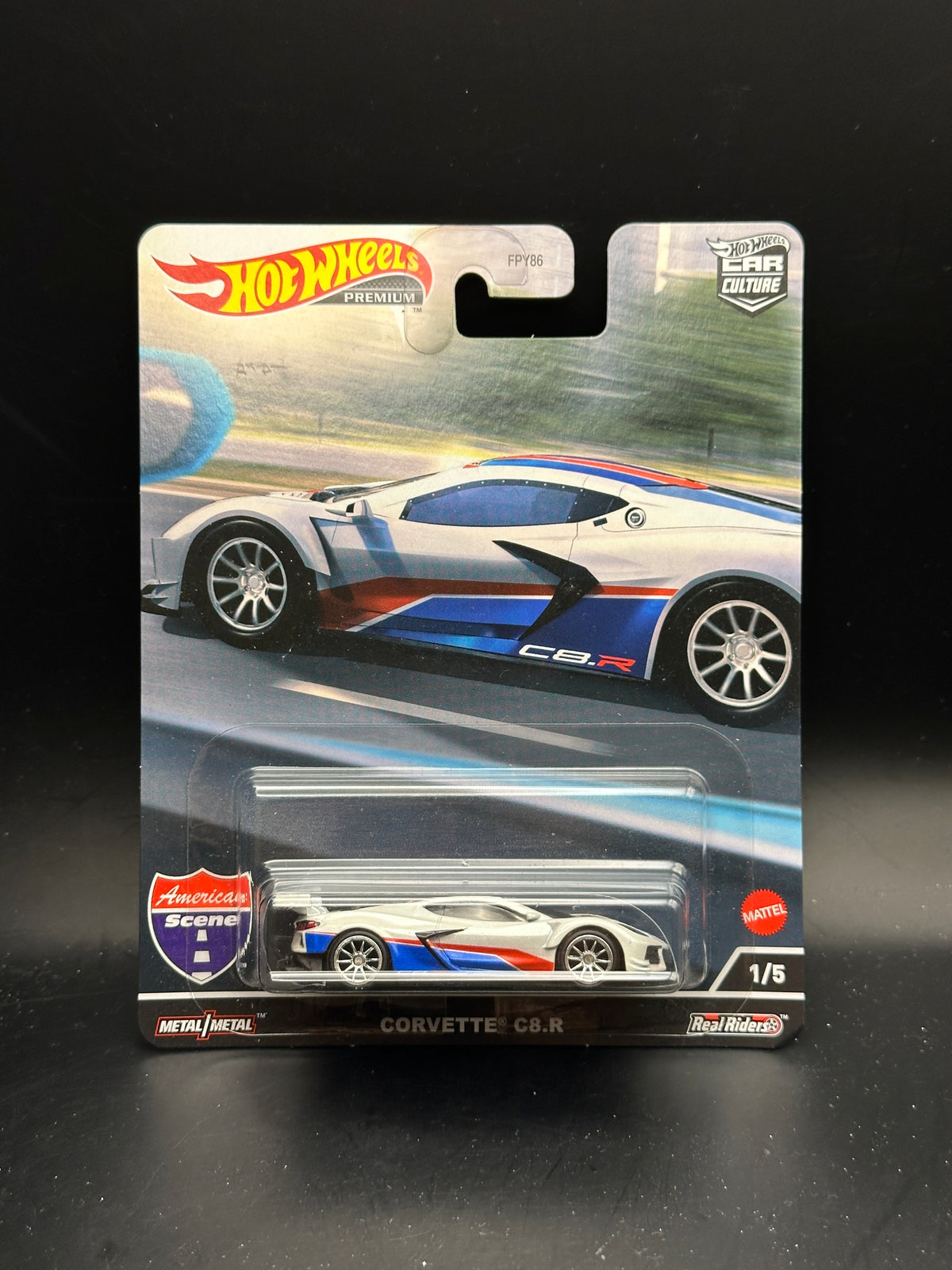 HOT WHEELS - CORVETTE C8.R (2022) - CAR CULTURE - AMERICAN SCENE 1/5