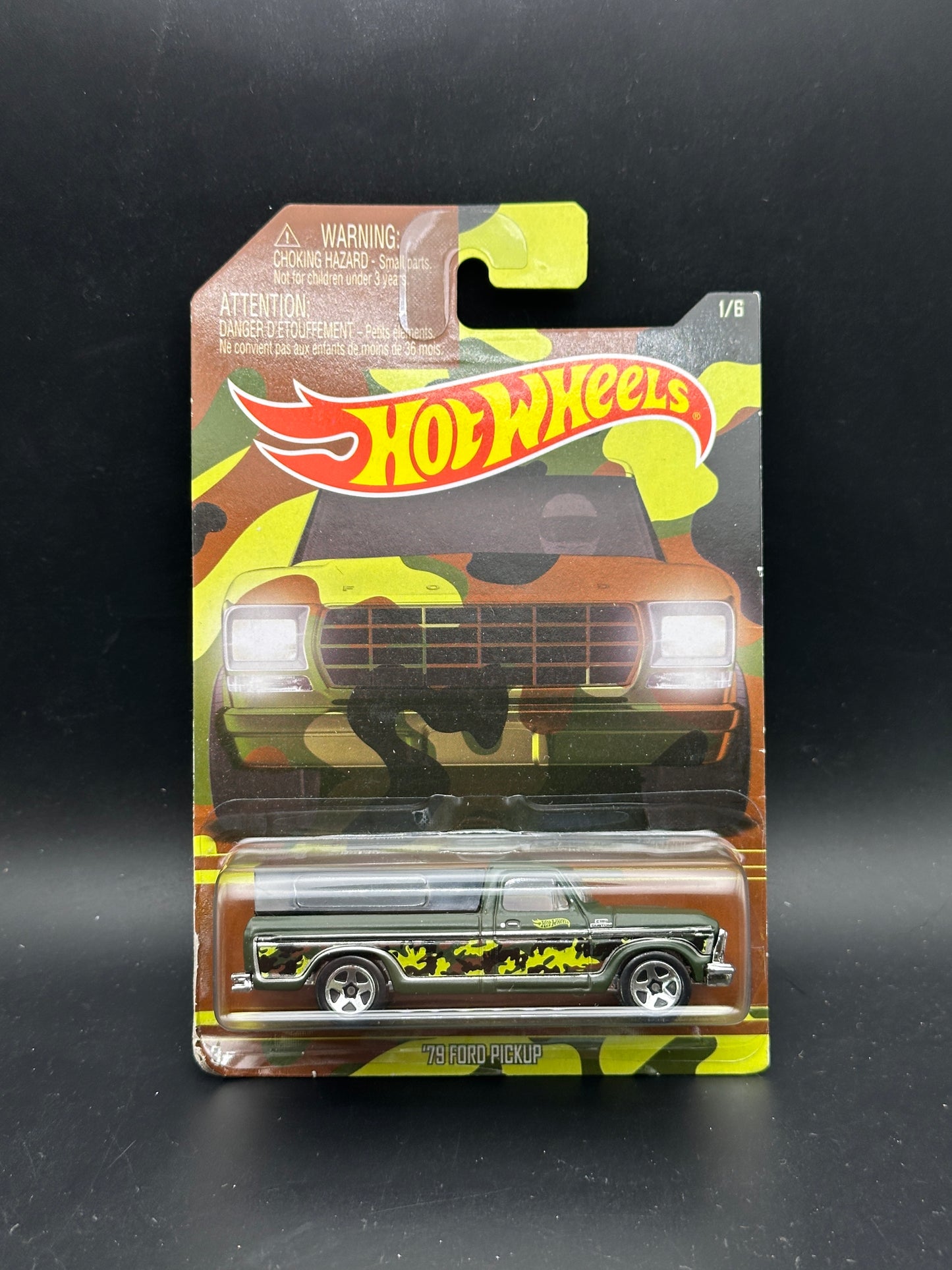 HOTWHEELS - 79 FORD PICKUP (2015) - CAMOUFLAGE SERIES 1/6