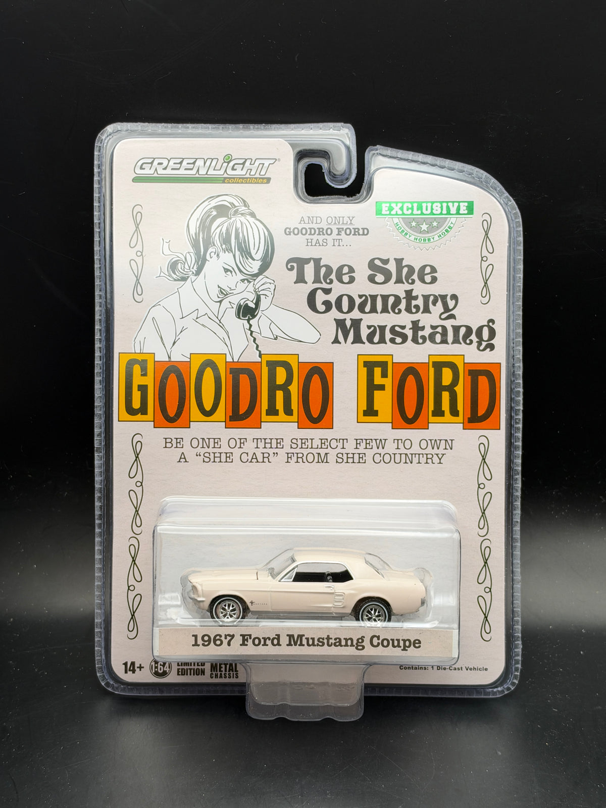 GREENLIGHT - 1967 FORD MUSTANG COUPE - GOODRO FORD