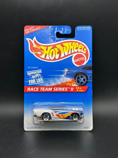 HOT WHEELS - 57 CHEVY (1996) - HW RACE TEAM SERIES II 3/4