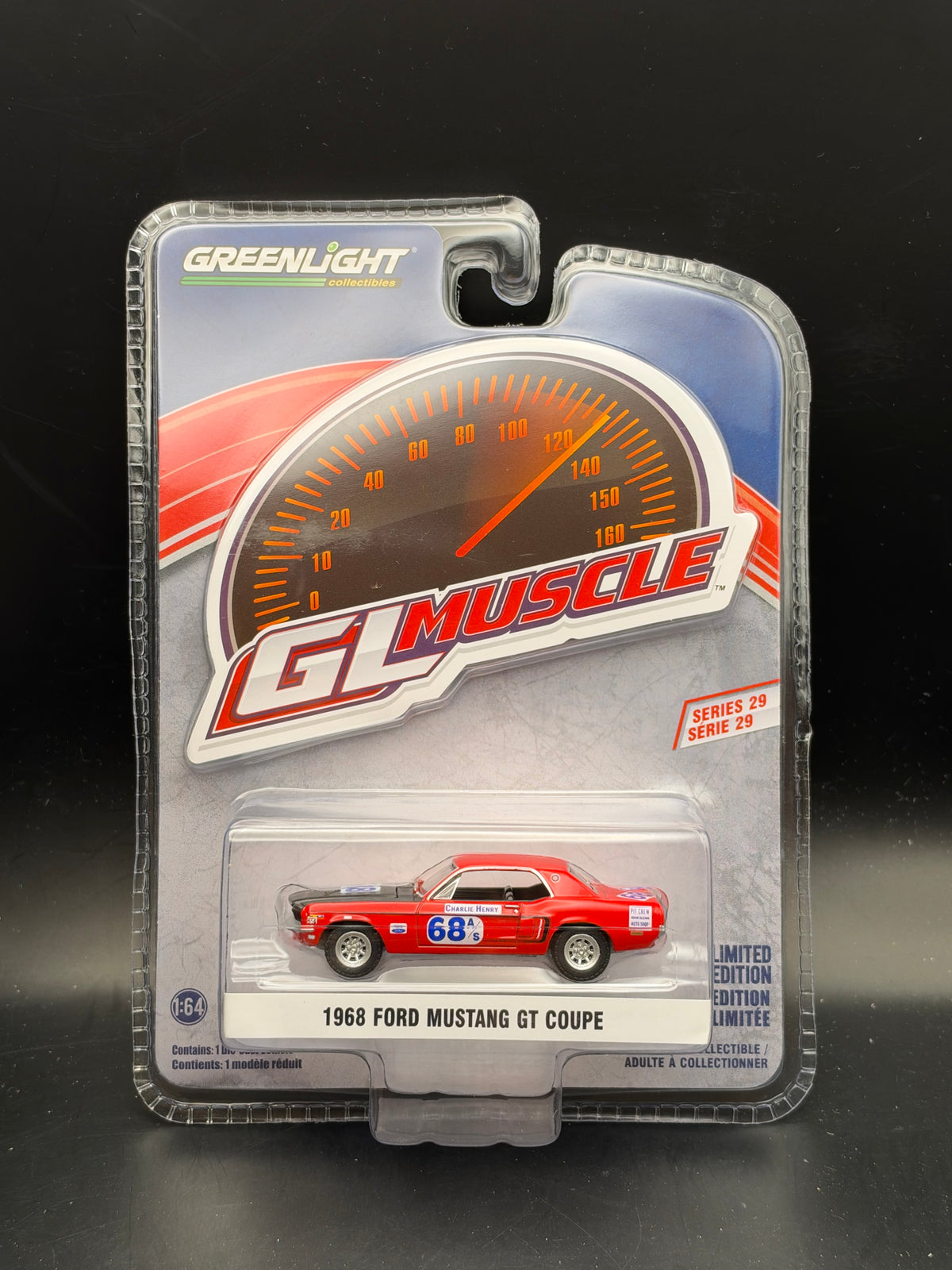 GREENLIGHT - 1968 FORD MUSTANG GT COUPE - GL MUSCLE