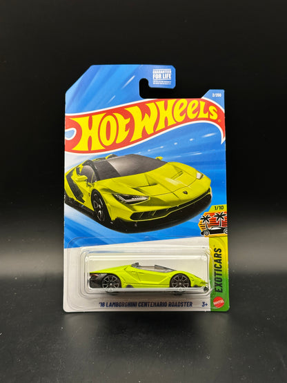 HOT WHEELS - 16 LAMBORGHINI CENTENARIO ROADSTER (2026) - HW EXOTIC CARS 1/10